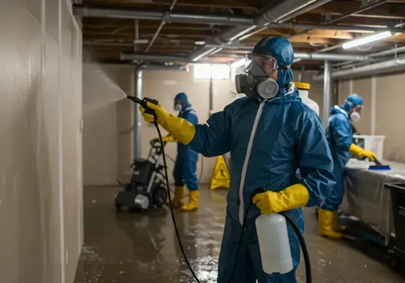 Basement Sanitization and Antimicrobial Treatment process in Ballinger, TX